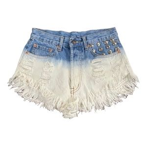 Women’s High Waist Denim Shorts